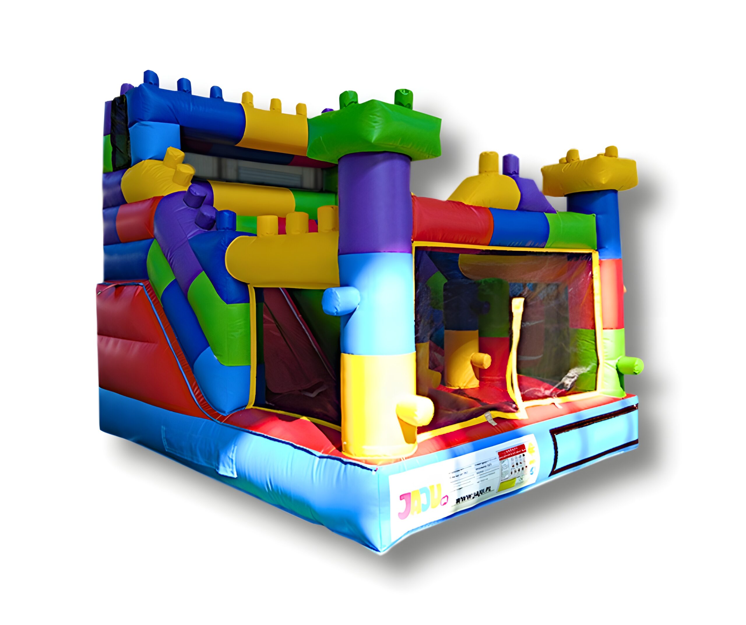 Dmuchaniec plac zabaw klocki