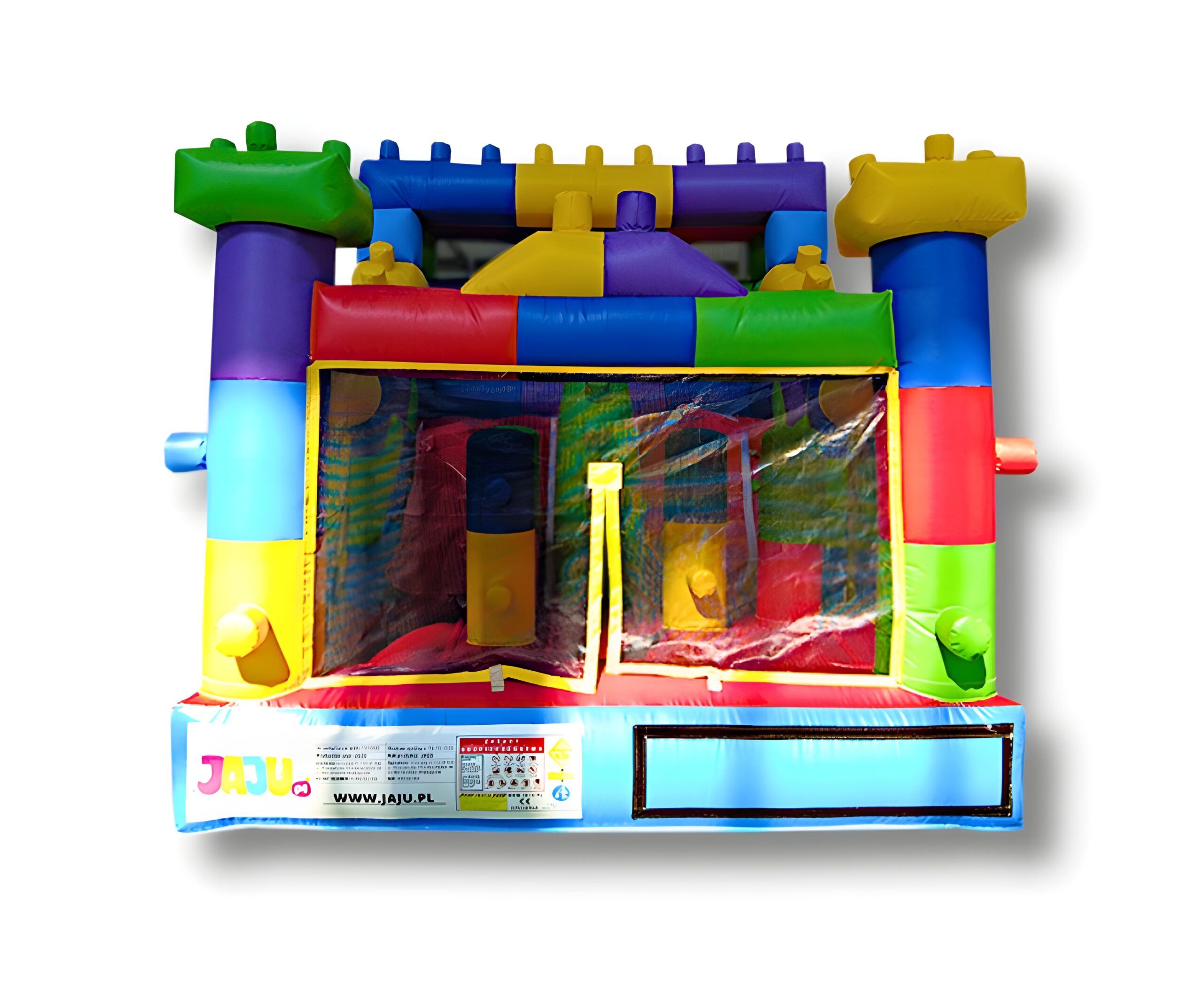 Dmuchaniec plac zabaw klocki